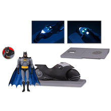 Load image into Gallery viewer, Batman: The Animated Series Batcycle &amp; Exclusive Batman Action Figure Set
