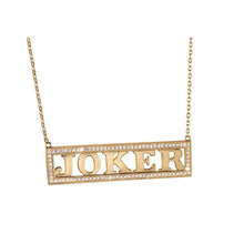 Load image into Gallery viewer, Suicide Squad Harley Quinn Loves The Joker Necklace Set by The Noble Collection
